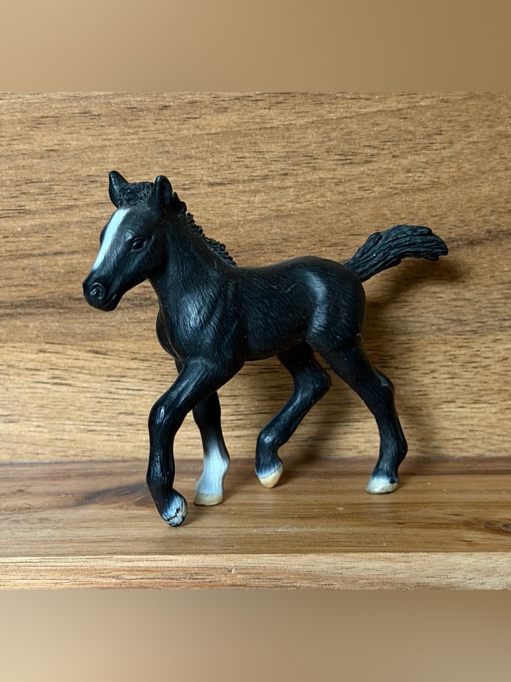 Retired 2004 Schleich Black Lipizzaner Foal Horse Figurine #13294